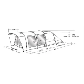 Easy Camp šator Palmdale 600-2 Easy Camp šator Palmdale 600-2